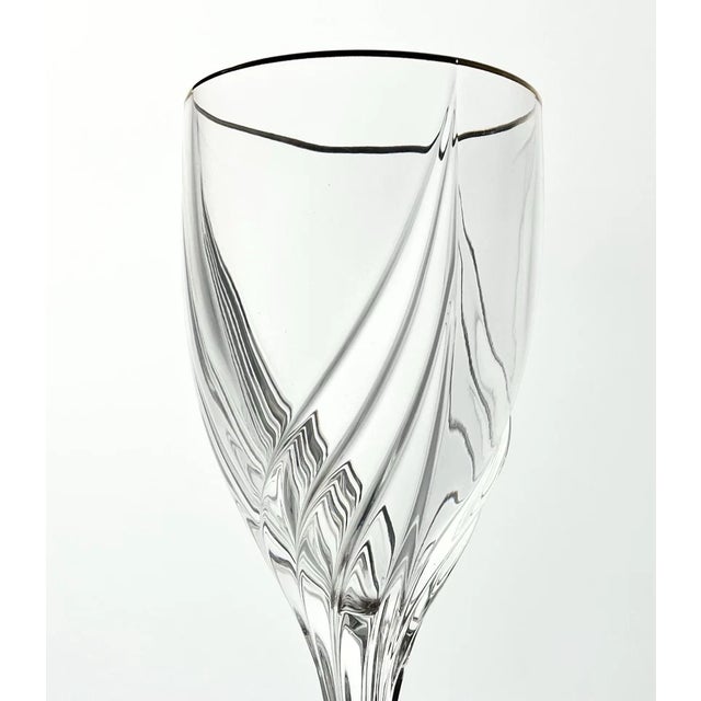 Lenox “Debut (Gold)” Crystal Iced Tea Glasses - Set of 6 For Sale In Dallas - Image 6 of 7