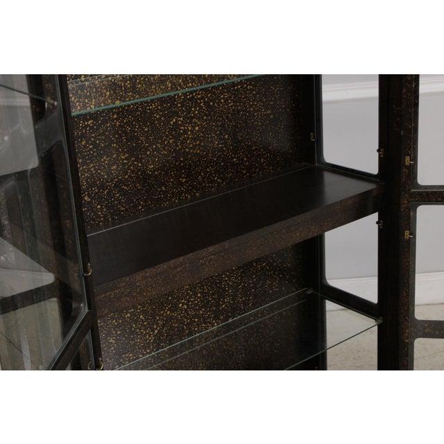 1970s Drexel Et Cetera Mid Century Modern Glass Display Cabinet For Sale - Image 5 of 15