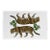 Leopard Seeing Double White Acrylic Rectangle Decorative Tray, Large For Sale