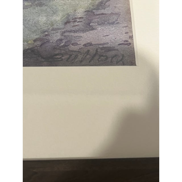 Early 20th Century Watercolor by Beatrice S. Bullock Uk Watercolor Artist For Sale - Image 5 of 6