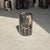 Small Side Table in Black Petrified Wood with Beige Striations, 1980s For Sale - Image 17 of 18