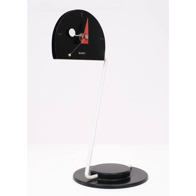 Table Clock by Nicolai Canetti for Artec, 1980s For Sale - Image 4 of 10