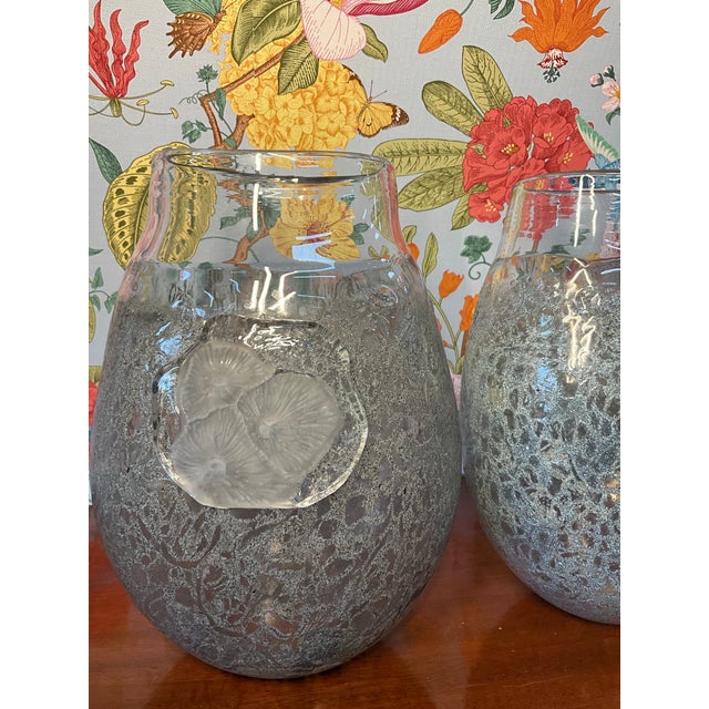 Mid 20th Century Set of 2 Kjell Engman Vases “Fossil” For Sale - Image 5 of 8