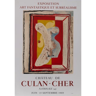 Salvador Dali, Château de Culan Nude Poster, Lithograph For Sale
