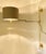 Very large adjustable sconce with hight quality of material (brass & bronze ). The light feature a large rod with 2 bezels...