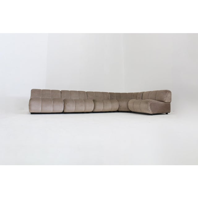 Vintage Italian Modular Sofa by Giuseppe Munari, Italy, 1970s, Set of 5 For Sale - Image 10 of 15