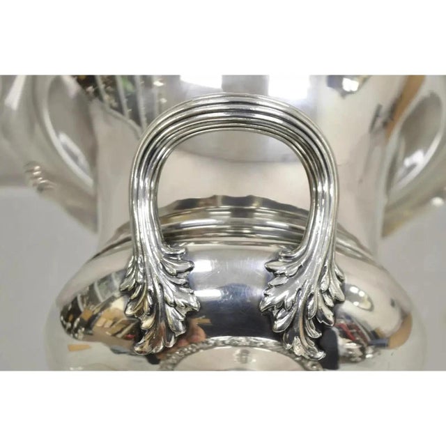 Mid 20th Century Mid 20th Century Webster Wilcox International Silver Plated Trophy Cup Champagne Chiller Bucket For Sale - Image 5 of 12