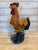 Large Vintage Ceramic Rooster Figurine in the Style of Italian Majolica For Sale - Image 10 of 12