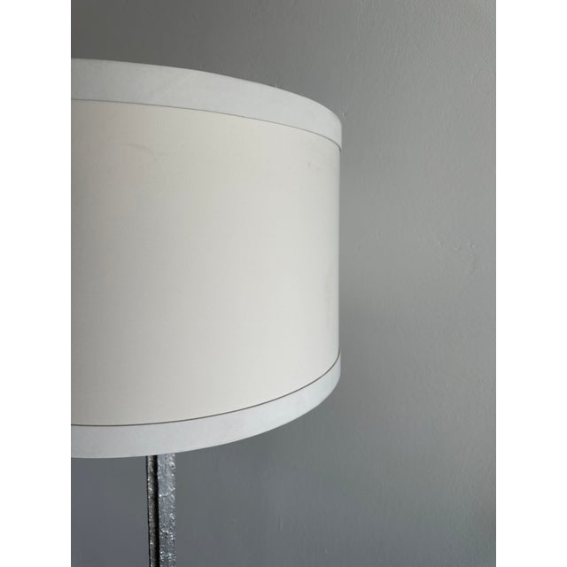 Silver John Richard Silver Greek Key Floor Lamp For Sale - Image 8 of 9
