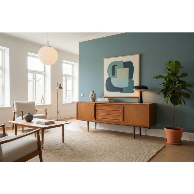 Vintage Danish Teak Sideboard by Johannes Andersen for Uldum Furniture Factory, 1960s For Sale - Image 11 of 18