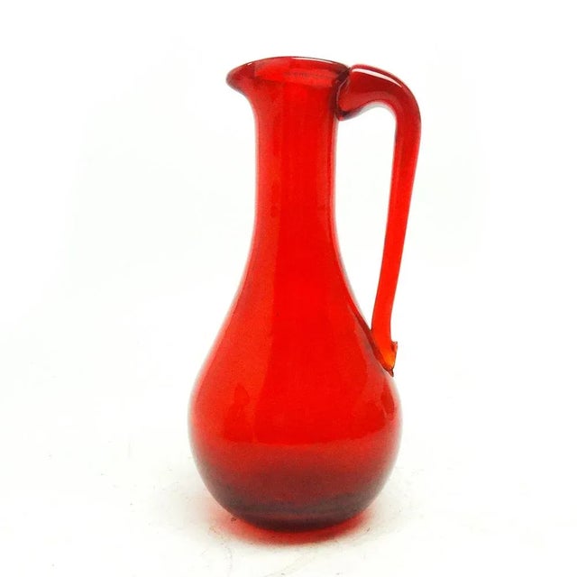 Vintage Polish Vases by Jerzy Słuczan-Orkusz for Krakow Institute of Glass, 1970s, Set of 2 For Sale - Image 4 of 9