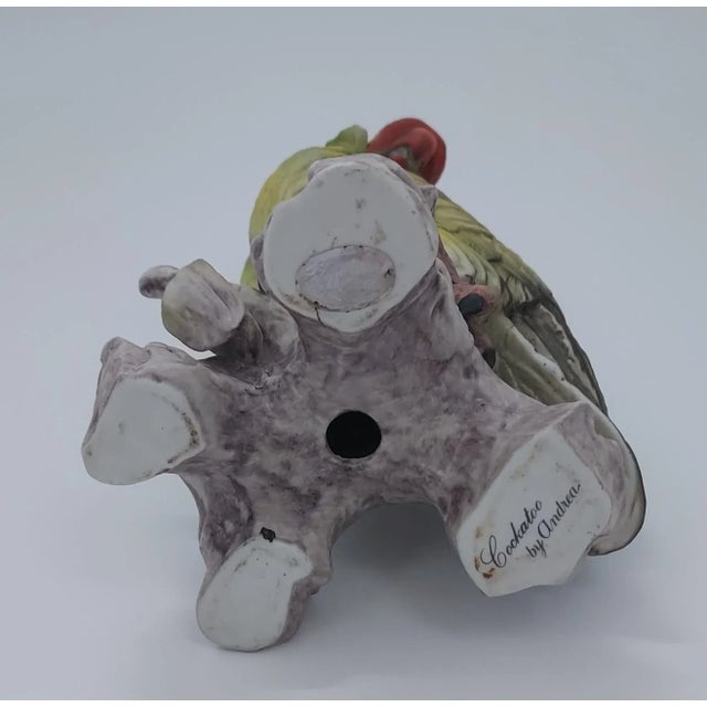 Ceramic 1970s Porcelain Cockatoo by Andrea For Sale - Image 7 of 12