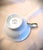 Antique English Royal Chelsea Bone China Cup and Saucer, Golden Rose For Sale - Image 4 of 12