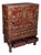 Antique Campaign Cabinet on Stand, Oriental, Chinoiserie, Cupboard, Victorian For Sale