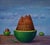 Zbigniew Wozniak, Fruit Tower of Babel, 2023, Oil Painting on Board For Sale - Image 4 of 5