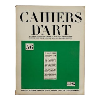 Cahiers d'Art – Issues No. 5-6 (8th Year, 1933)/Max Ernst/Juan Gris/Hans Arp/Calder For Sale