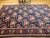 Vintage Persian Tabriz Area Rug, Hand-Knotted Wool, Allover Floral Gol Farang Pattern, Navy & Red, 7x11 For Sale - Image 4 of 14