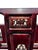 Pair of Vintage Chinese Chinoiserie Scholar Armchairs in Oxblood Lacquer For Sale In Miami - Image 6 of 7