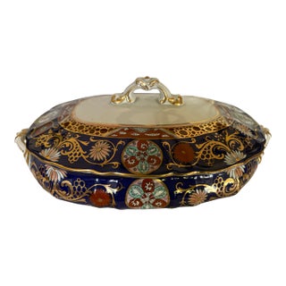 Early 19th C Imari Pattern Mason's Ironstone Covered Tureen For Sale
