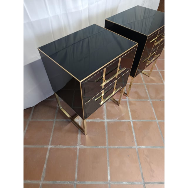 Not Yet Made - Made To Order Wooden Bedside Tables from Justfurnituress SRL, Set of 2 For Sale - Image 5 of 9