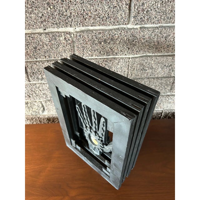 Black 1980s Antoni Abad Early Hand Sculpture For Sale - Image 8 of 8