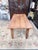 Farmhouse Antique Primitive Pine Farmhouse Harvest Dining Table For Sale - Image 3 of 8