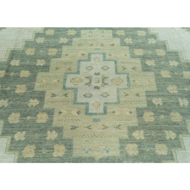Turkish Oushak Antique Look Rug 11'11" x 16' #20052 For Sale - Image 4 of 8