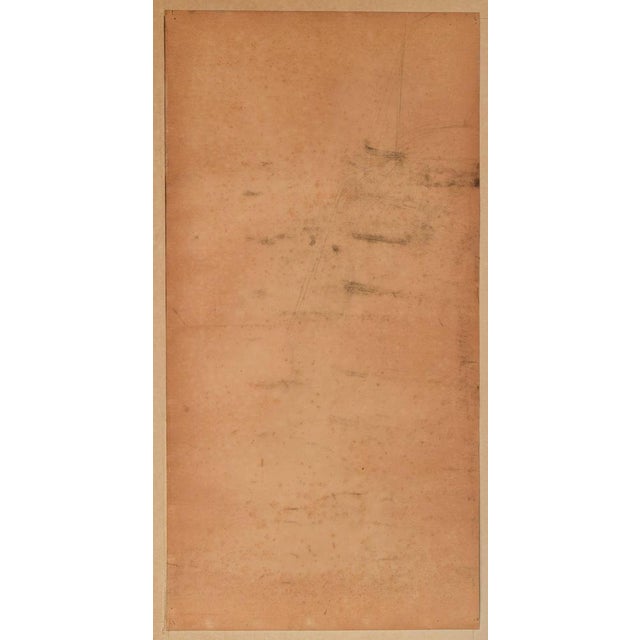 Large Stylised Life Drawing of a Woman, 20th-Century, Pencil on Paper For Sale - Image 14 of 17