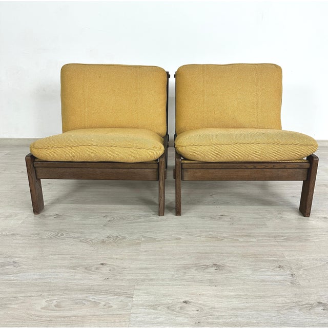 Brutalist Lounge Chairs by Carl Straub – A Pair For Sale - Image 4 of 10
