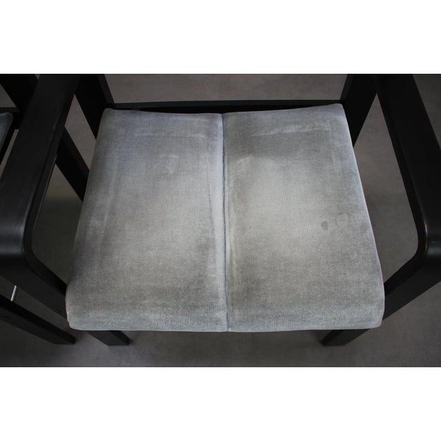 Armchairs by Ludvik Volak for Dřevopodnik Holešov, Czechoslovakia, 1989, Set of 2 For Sale - Image 6 of 14
