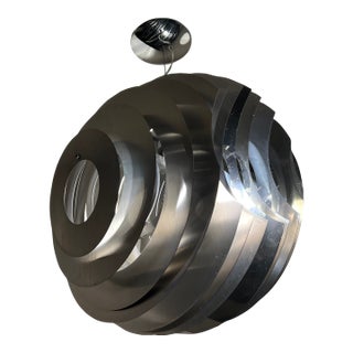 Foscarini Supernova in Rare Mirrored Stainless Steel For Sale