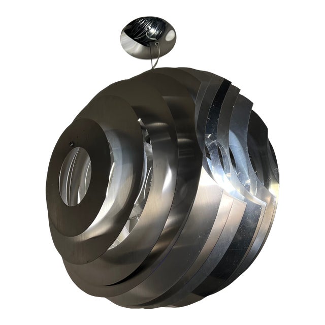 Foscarini Supernova in Rare Mirrored Stainless Steel For Sale