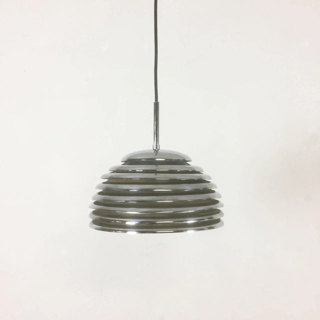 Hanging light Producer: Staff Lights, 1960s Origin: Germany Age: 1960s Original 1960s chrome hanging light made by Staff...