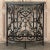 19th Century French Louis XIV Wrought Iron Demilune Console With Black Marble For Sale - Image 13 of 13