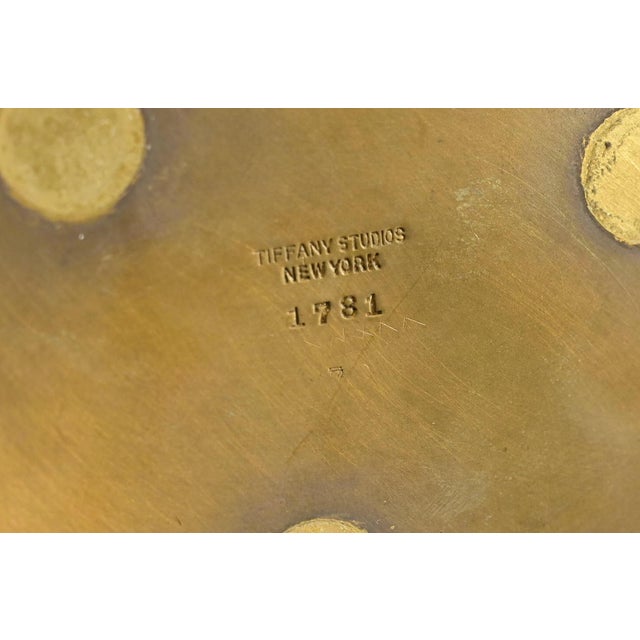 Tiffany Studios New York Adam Pattern Bronze Doré Desk Box or Jewelry Box For Sale - Image 9 of 11