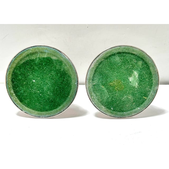 Silver Vintage Silver Candlesticks – Lanthé England Silver Plate Candle Holders – Set of 2 For Sale - Image 8 of 8