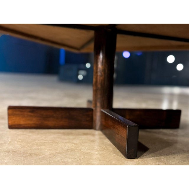 Chanceler Side Tables in Rosewood and Metal, Jorge Zalszupin, 1960s For Sale In New York - Image 6 of 16