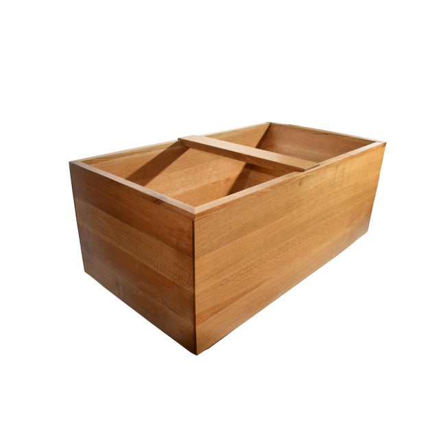 Wood Hand Crafted White Oak Bathtub For Sale - Image 7 of 7
