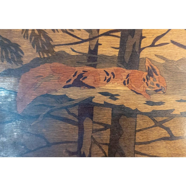 20th Century Central European Watercolor on Wood Panel Painting of Squirrels For Sale - Image 11 of 13
