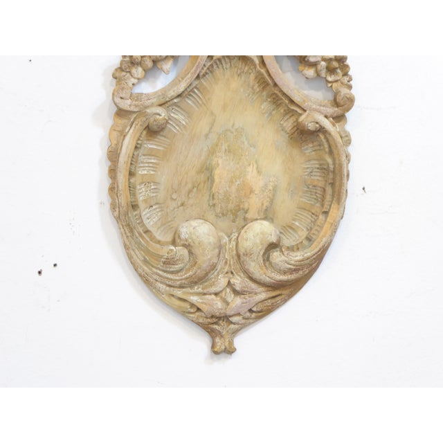 Baroque Antique Cartouche Carving For Sale - Image 3 of 4