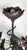 Wrought Iron Floor Lamp with Leaves, Flowers, and Parrot, 1960s For Sale - Image 3 of 8