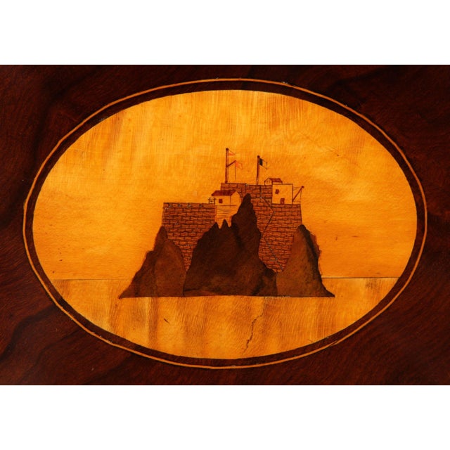 Mid 19th Century Side Table with Tunbridge Marquetry, 1850 For Sale - Image 10 of 18