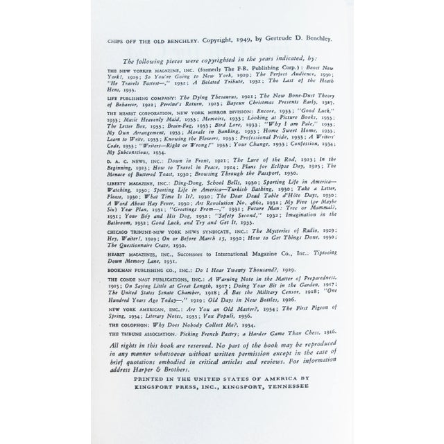 Robert Benchley -- American Humorist, 2 Volumes For Sale In Tulsa - Image 6 of 7