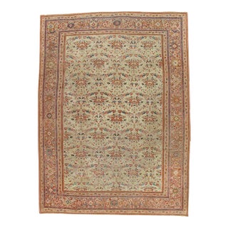 Antique Persian Sultanabad Carpet For Sale