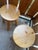 Pair of Charlotte Perriand stools, 1965, for Les Arcs 1600 — an iconic design of Alpine modernism. Characterized by their...