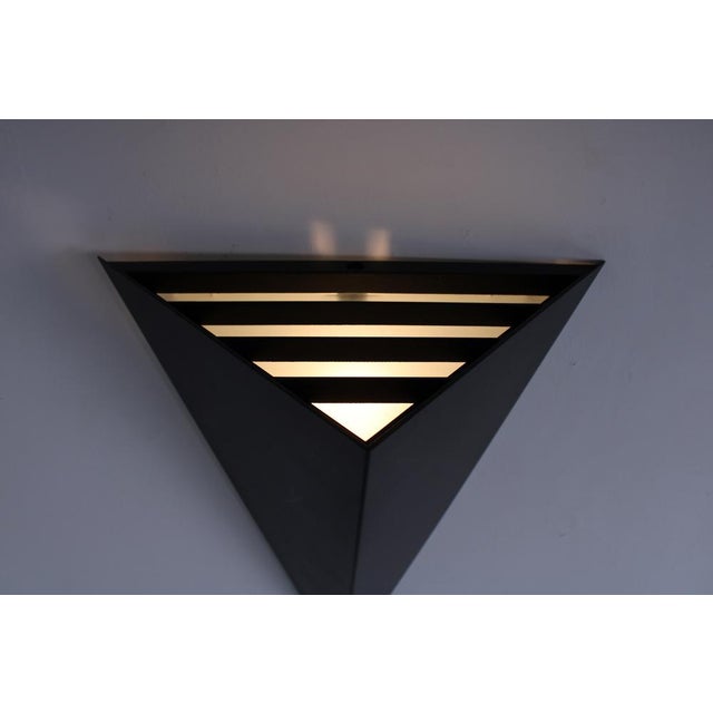 Postmodern Metal Black Kite Sconces from Massive Lighting, 1980, Set of 2 For Sale - Image 9 of 15