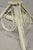 Wood Antique Victorian Arts & Crafts Bentwood Wicker Rattan White Accent Side Table For Sale - Image 7 of 11