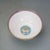 Red Mid 20th Century Enameled 6 Porcelain Bowls With Box – Famille Rose Style Deer & Floral Motif - 7 pcs For Sale - Image 8 of 18