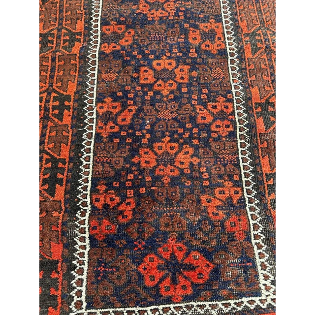 Antique Turkmen Baluch Rug, 1890s For Sale - Image 10 of 18