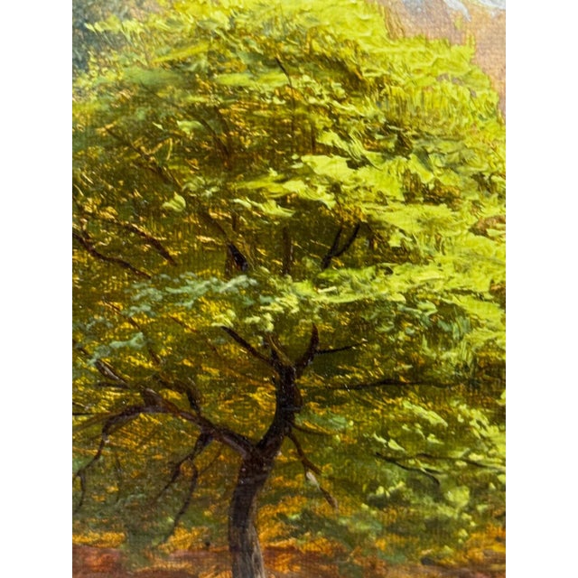 Late 19th Century “A Quiet Pool, North Wales” — Victorian Welsh River Landscape Oil Painting by Thomas Spinks (C. 1890), River Conwy For Sale - Image 5 of 18